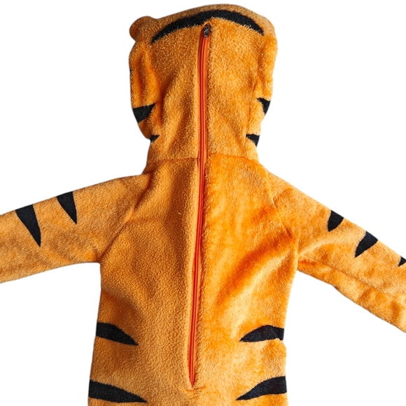 Disney Deluxe Tigger Hooded Costume Onesie Toddler Size 3/4T - Picture 3 of 6